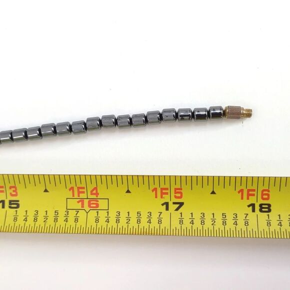 Turquoise Beaded Choker Necklace 18 inches - Picture 10 of 12